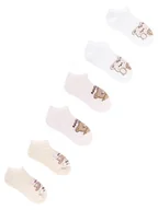 Skarpetki damskie - Skarpety stopki dziewczęce bawełniane w misie 3PAK 31-34 YOCLUB - miniaturka - grafika 1