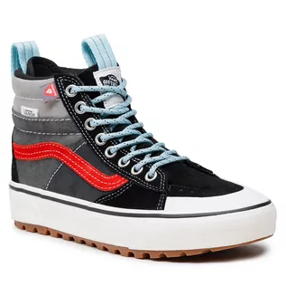 Trampki damskie - Vans Sneakersy Sk8-Hi Mte-2 VN0A5HZZY8J1 Black/Orange - grafika 1