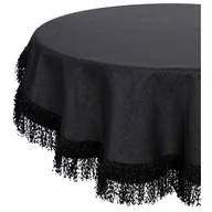 Obrusy i serwetki - Obrus EUROFIRANY Jasper 120 cm Czarny - miniaturka - grafika 1