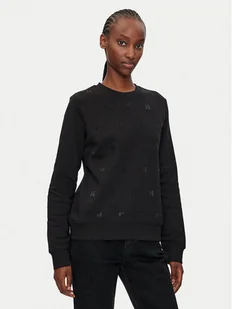 KARL LAGERFELD Bluza 246W1804 Czarny Regular Fit - Bluzy damskie - miniaturka - grafika 1
