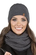 Czapki damskie - Czapka Vivisence 7017 ciemnoszara - miniaturka - grafika 1