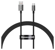 Kable USB - Baseus Superior USB do USB-C 100W 1m czarny - miniaturka - grafika 1