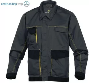 Delta Plus Kurtka z poliestru twill powlekanego PVC bez elementów metalowych podszewka z polaru kolor granatowy rozmiar XXL CORP GOTEBBMXX GOTEBBMXX - Odzież robocza - miniaturka - grafika 1