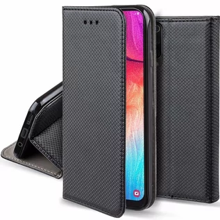 Portfele - Etui Xiaomi 12 Pro Portfel Z Klapką Flip Magnet Czarne - grafika 1