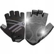 Rękawiczki rowerowe - RĘKAWICZKI ROWEROWE NA ROWER KRÓTKIE BEZ PALCÓW ŻELOWE MĘSKIE DAMSKIE L - miniaturka - grafika 1