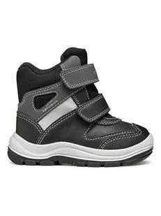 Geox Botki "Flanfil" w kolorze czarno-szarym - Botki damskie - miniaturka - grafika 1