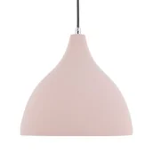 Lampy sufitowe - Beliani Lampa wisząca różowa LAMBRO - miniaturka - grafika 1