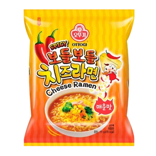 Makaron inst. Ramen Cheese Spicy 111g Ottogi - Szybkie dania obiadowe - miniaturka - grafika 1
