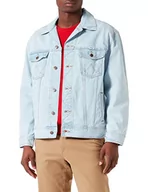 Kurtki męskie - Wrangler Męska kurtka Anti Fit, niebieski ciemny, 4XL - miniaturka - grafika 1