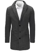 Płaszcze męskie - Płaszcz męski szary Dstreet CX0441-XL - miniaturka - grafika 1