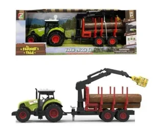 Traktor z przyczepą ze światłem i dźwiękiem - Madej - Samochody i pojazdy dla dzieci - miniaturka - grafika 1