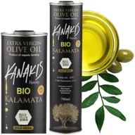 Zdrowa żywność - Organiczna Grecka Oliwa Extra z Peloponezu 750 ml - ŚWIEŻA ZBIÓR 2023/24 - miniaturka - grafika 1