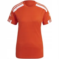 Bluzki damskie - Koszulka damska adidas Squadra 21 Jersey pomarańczowa GN8087-L - miniaturka - grafika 1
