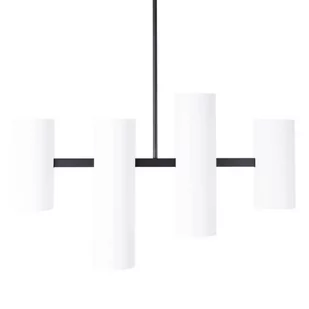 Salonowa lampa wisząca Laxer P0502 Maxlight skracana metalowa tuby biała - Lampy sufitowe - miniaturka - grafika 1
