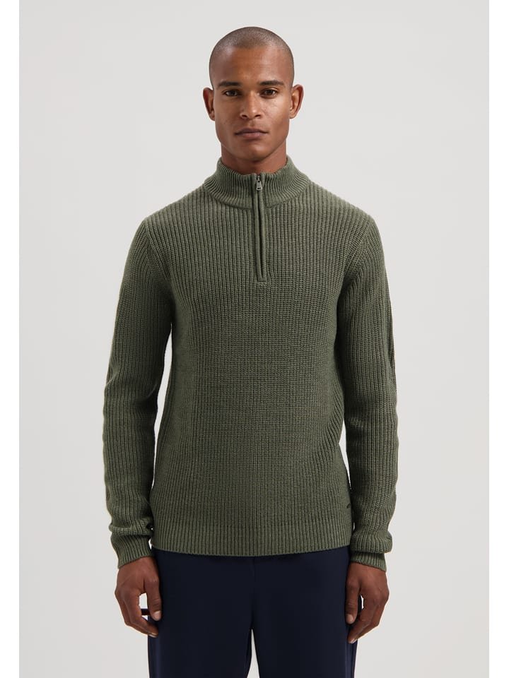 DSTREZZED Sweter w kolorze ciemnozielonym