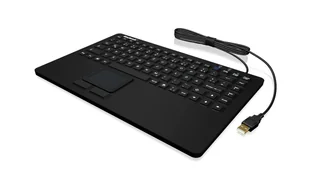 KeySonic KSK-5230IN klawiatura USB QWERTZ Niemiecki Czarny 28037 - Klawiatury - miniaturka - grafika 1