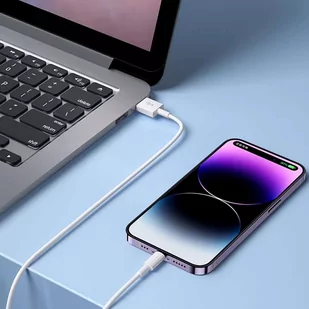 Kabel 2m Lightning do USB-A USB do Apple iPhone, iPad, iPod BOX Biały - Kable USB - miniaturka - grafika 3