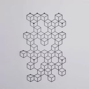 POLYHEDRA Wieszak Stiga L Black - Wieszaki i stojaki - miniaturka - grafika 1