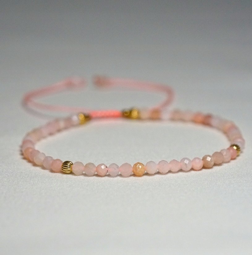 Bransoletka Opal Różowy 3mm - Crystals Break