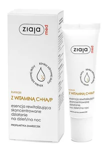 Ziaja MED Kuracja dermatologiczna z wit C + HA P Esencja rewitalizująca na dzi - Kremy do twarzy - miniaturka - grafika 1