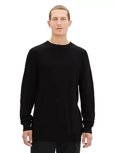 TOM TAILOR sweter męski, 2999 - Black, XL - Swetry męskie - miniaturka - grafika 1