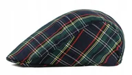 Czapki męskie - Kaszkiet Męski Premium Szkocka Krata Czapka - miniaturka - grafika 1