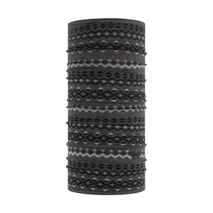 Chusta wielofunkcyjna z wełny merynosów Buff Merino Lightweight Faizen Grey - Czapki i chusty sportowe damskie - miniaturka - grafika 1