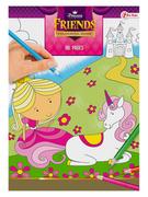 Kolorowanki, wyklejanki - Toi-Toys Kolorowanka "Princess Friends" - 3+ - miniaturka - grafika 1