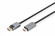 Kable - Kabel Adapter Displayport - Hdmi 4K 30Hz Dp/Hdmi M/M 1,8M - miniaturka - grafika 1