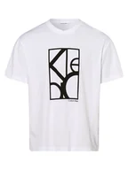 Koszulki męskie - Calvin Klein - T-shirt męski, biały - miniaturka - grafika 1