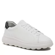 Półbuty męskie - Sneakersy Geox U Spherica Ec4.1 U36FUA 00085 C1000 White - miniaturka - grafika 1