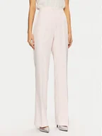 Spodnie damskie - Guess Spodnie materiałowe W4YB30 WFWX2 Różowy Regular Fit - miniaturka - grafika 1