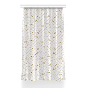 Zasłona klasyczna z grafiką Złota mozaika 150x240, Fabricsy - Zasłony - miniaturka - grafika 1