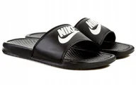 Klapki i japonki męskie - Nike Klapki Benassi Jdi r 45 czarne na basen siłownia plażę 343880 090 - miniaturka - grafika 1