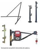 Wciągarki - DESDEA Wciągarka elektryczna linowa budowlana 300kg/30m + sterowanie ręczne 1,5m (udźwig: 300kg) 08179950 - miniaturka - grafika 1