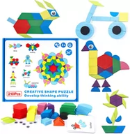 Układanki dla dzieci - Edukacyjna Układanka Mozaika Puzzle Klocki Obrazki U448 - miniaturka - grafika 1