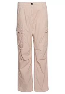 Spodnie damskie - Superdry Damskie spodnie cargo bluza, Stone Wash Taupe Brown, 30 - grafika 1