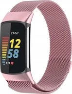 Akcesoria do smartwatchy - PASEK Bransoleta stalowa opaska do Fitbit Charge 5 - miniaturka - grafika 1