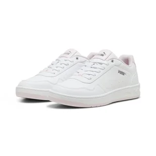 Sneakersy Court Classy PUMA White Whisp Of Pink Silver Gray - Buty trekkingowe damskie - miniaturka - grafika 1