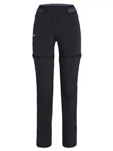 Salewa Spodnie softshellowe Zipp-Off "Pedroc" w kolorze czarnym - Spodnie sportowe damskie - miniaturka - grafika 1