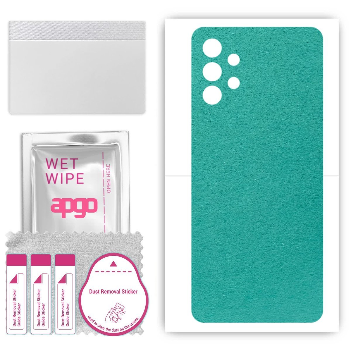 Folia naklejka skórka strukturalna na TYŁ Zamsz do Samsung Galaxy Jump 5G - Zamsz Miętowy - apgo SKINS