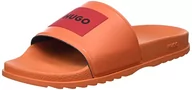Klapki i japonki męskie - HUGO Męskie klapki Match_it_Slid_ph, Dark Orange801, 39 eu - miniaturka - grafika 1