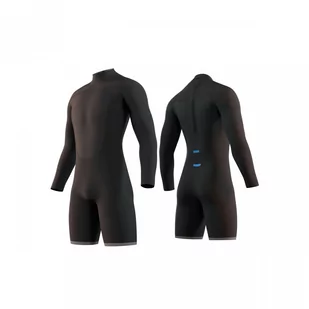 Pianka Mystic Brand 3/2 Longarm Shorty Back Zip (black) 2023 - Pianki do pływania - miniaturka - grafika 3