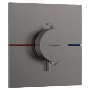 HANSGROHE 15574340 ShowerSelect Comfort E Bateria termostatyczna, podtynkowa Czarny Chrom Szczotkowany - Baterie podtynkowe - miniaturka - grafika 1