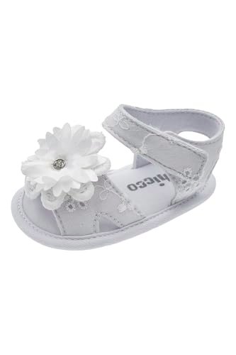 Chicco Sandały z rzepem, dziewczęce 0-24, 15 EU, biała, 15 EU