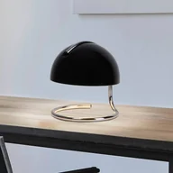 Lampy stojące - Näve Lampa stołowa Burano, czarna, wysokość 25 cm, szkło/metal, E27 - miniaturka - grafika 1