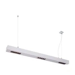 SLV SPOTLINE Q-LINE 1m 3000K wisząca 30° srebrno szara 1000928 - Lampy sufitowe - miniaturka - grafika 6