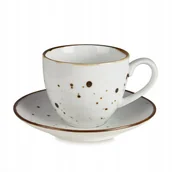 Filiżanki - Alumina Filiżanka Ze Spodkiem Kremowa Na Prezent - miniaturka - grafika 1