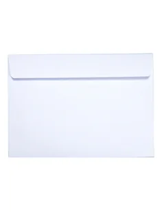 Koperty ozdobne gładkie z poddrukiem C5 HK białe Olin Ultimate White 120g 25 szt. - eleganckie koperty na korespondencję zdjęcia - Koperty - miniaturka - grafika 1