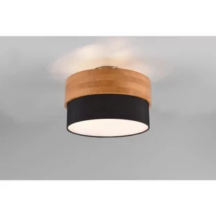 Seasons plafon czarno brązowy drewno Boho 611500202 Trio - Lampy sufitowe - miniaturka - grafika 1